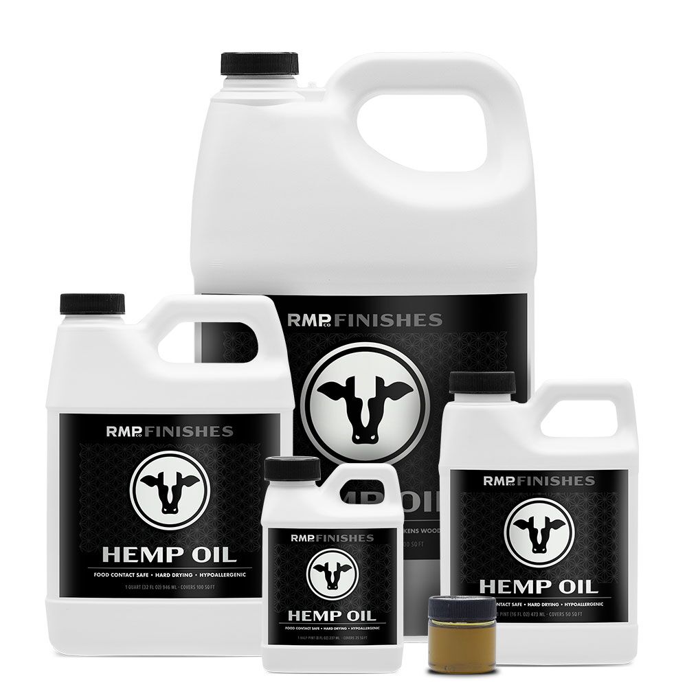 Natural Hemp Oil Wood Finish