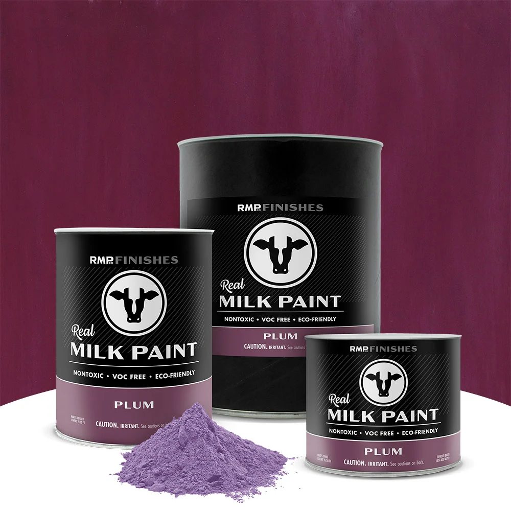 Plum Real Milk Paint - Deep Purple Non-toxic Furniture Paint by RMP Finishes