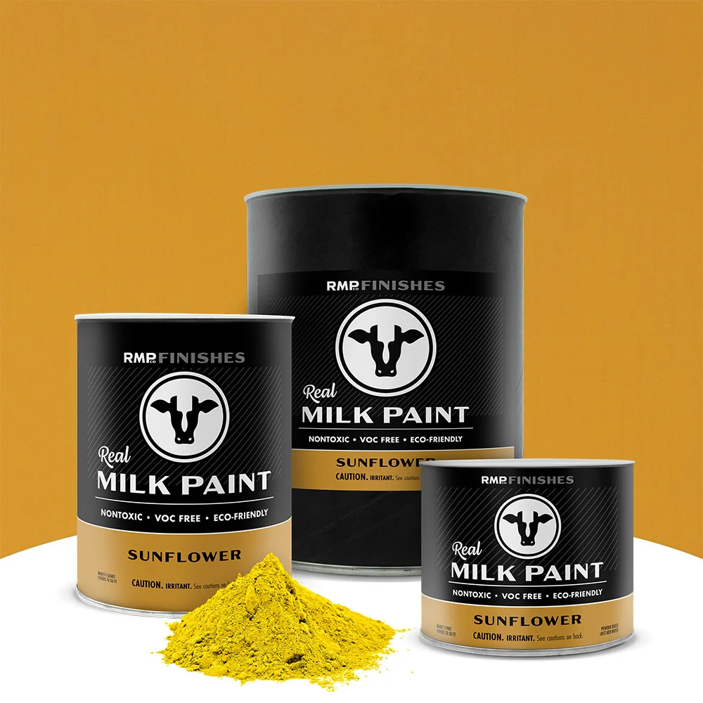 Sunflower Real Milk Paint - Warm Yellow Non-toxic Furniture Paint by RMP Finishes